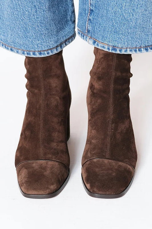 VICTORIA™ | Square toe heeled boots