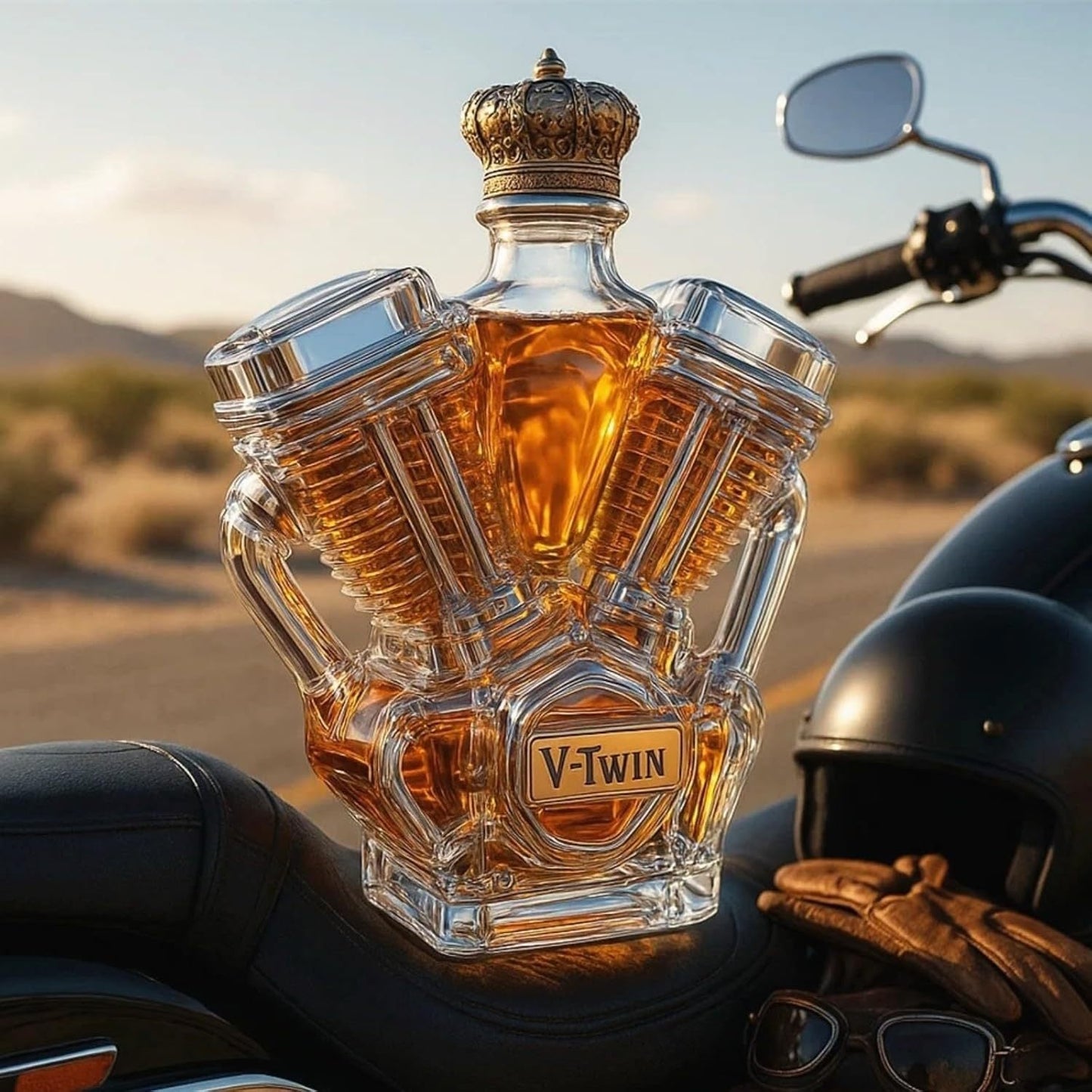 Bottiglia di design - Edizione V8
