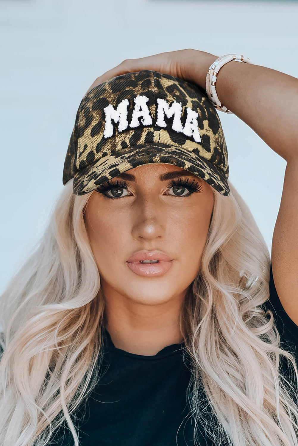 Mama Cap leopardmönster
