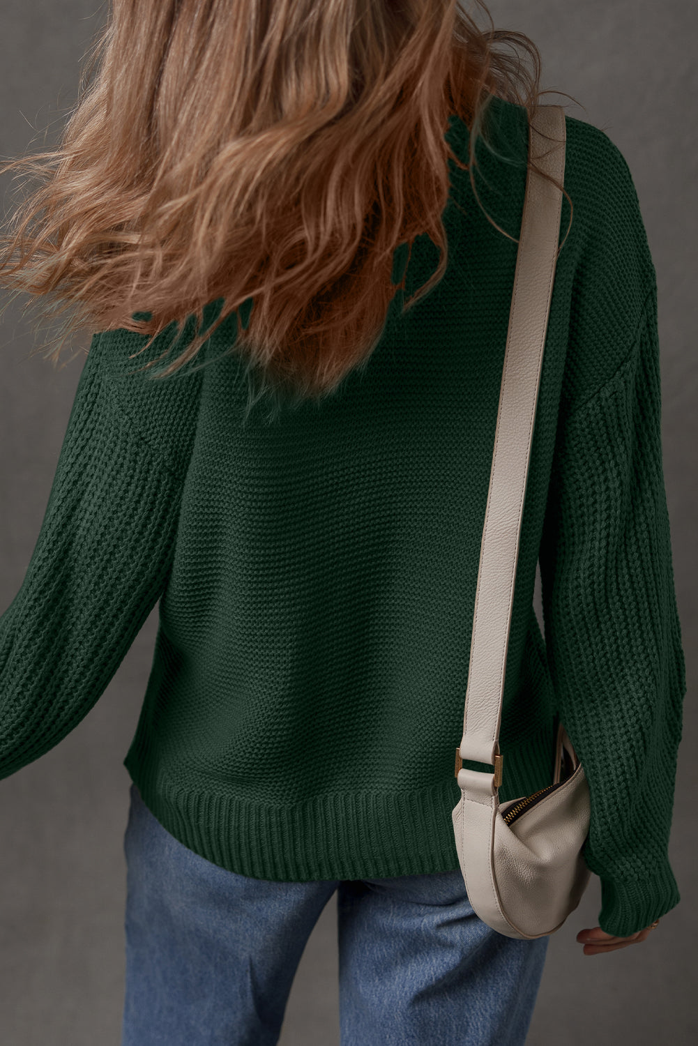 Zaluva™ | Röd Loose Fit Tröja