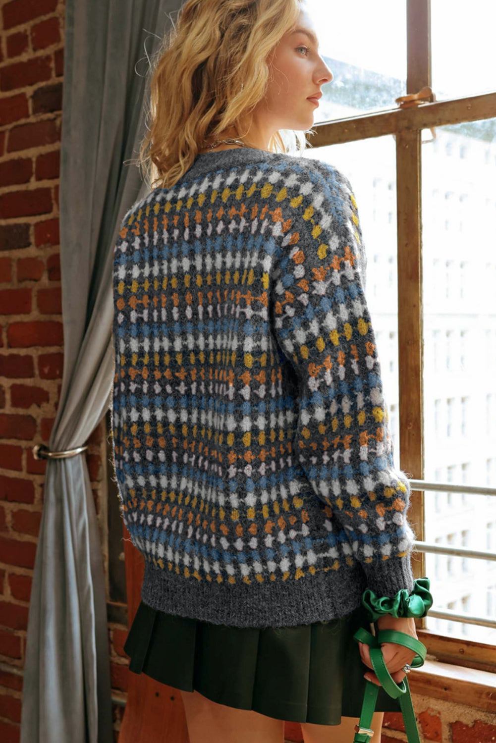 Harlow™ – Dot Knit Cardigan