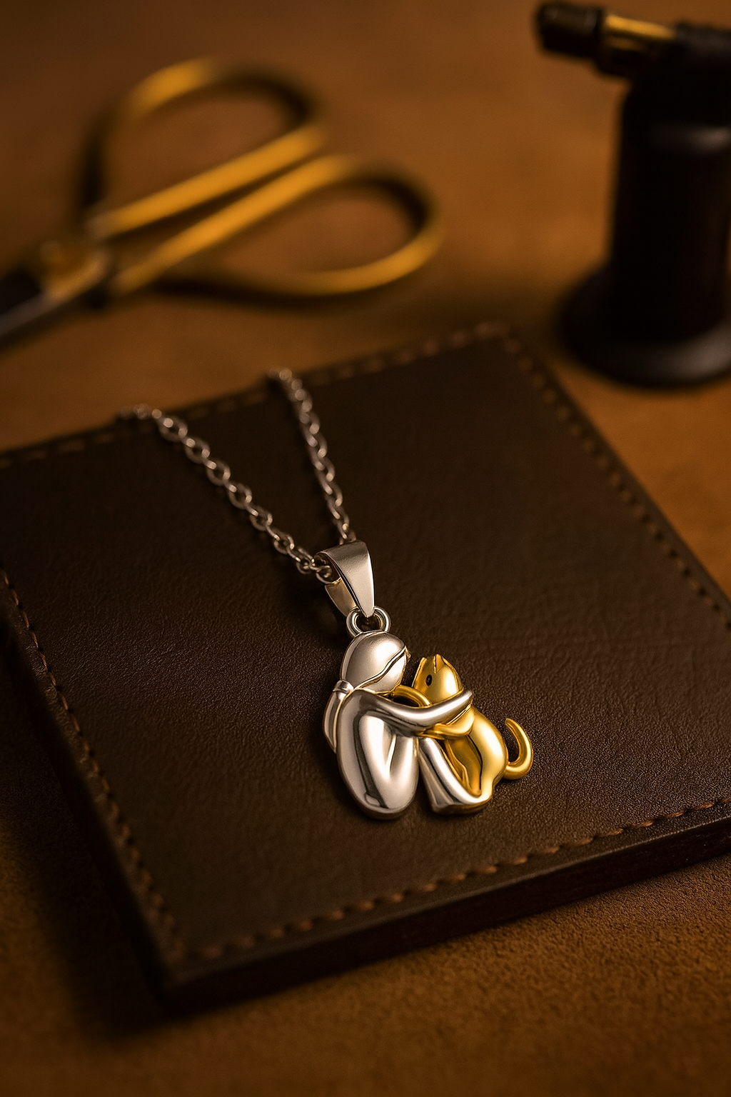 Zaluva™ | Halsband med kattanhängare