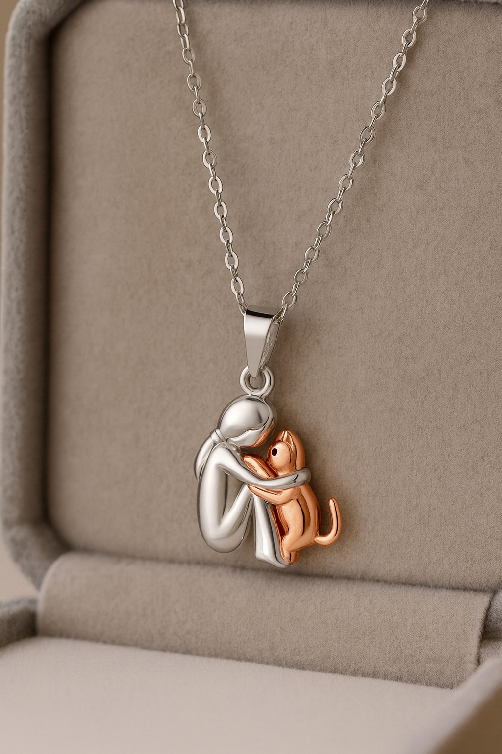 Zaluva™ | Halsband med kattanhängare