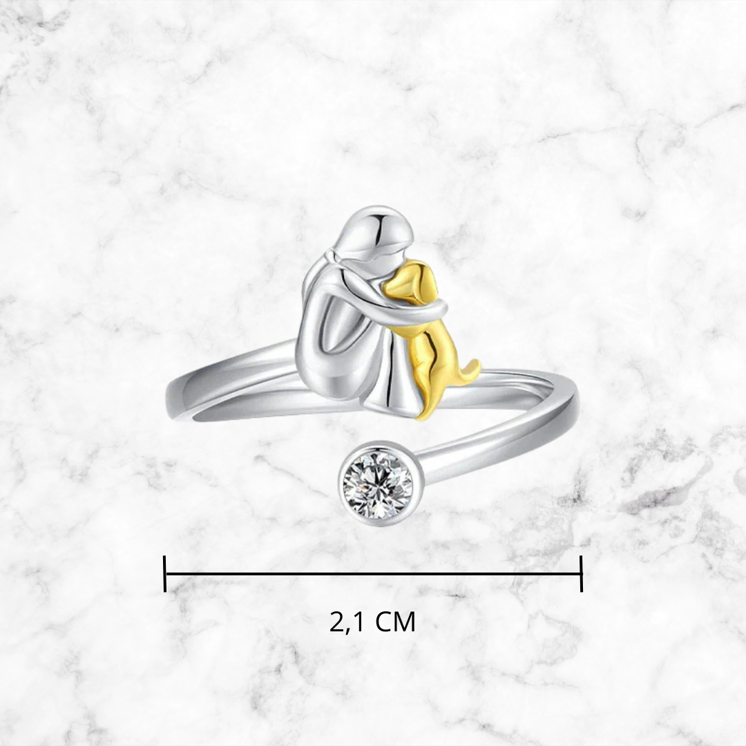 Zaluva™ | Ring med hundikon