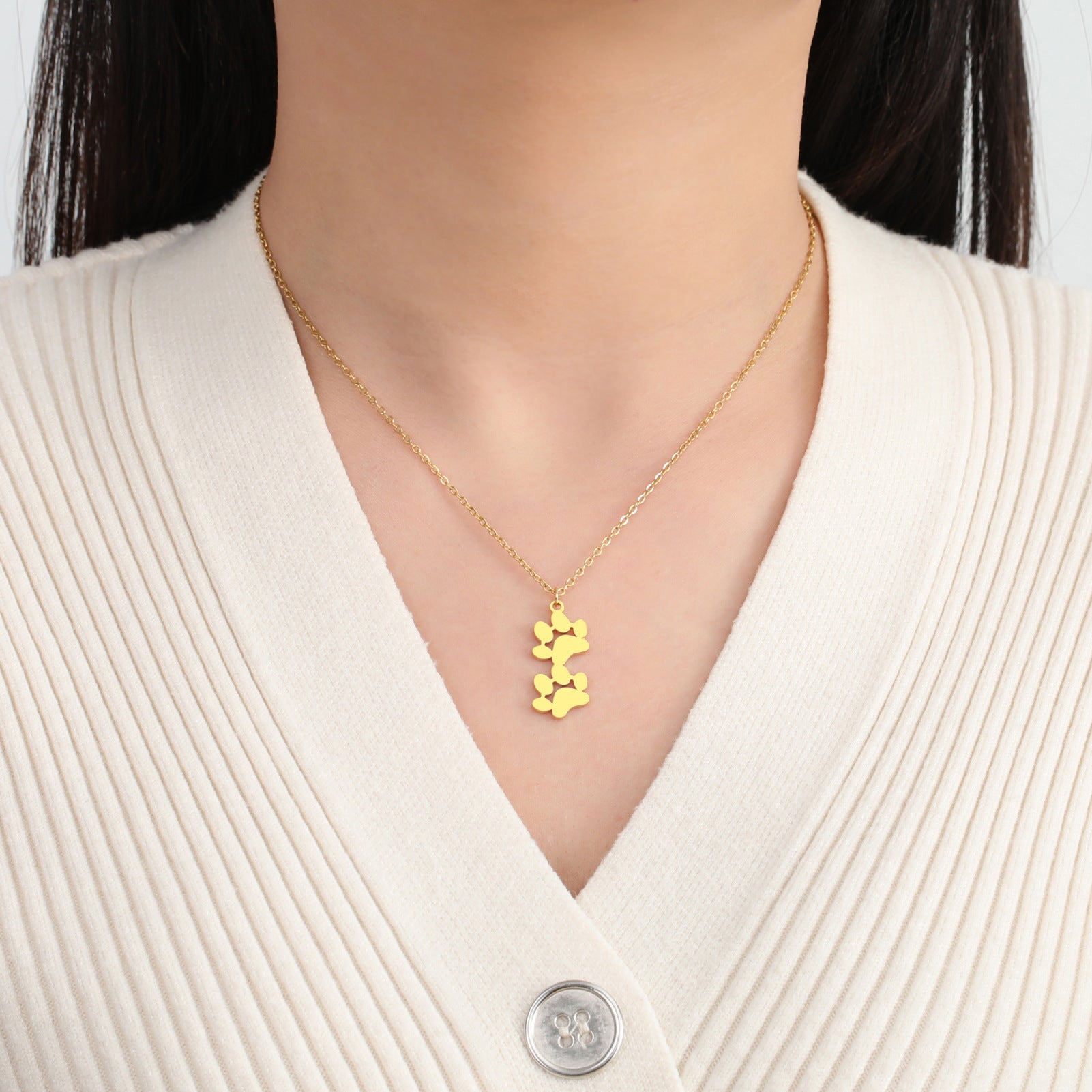 Zaluva | Min Pälsvän – Halsband med Tassavtryck