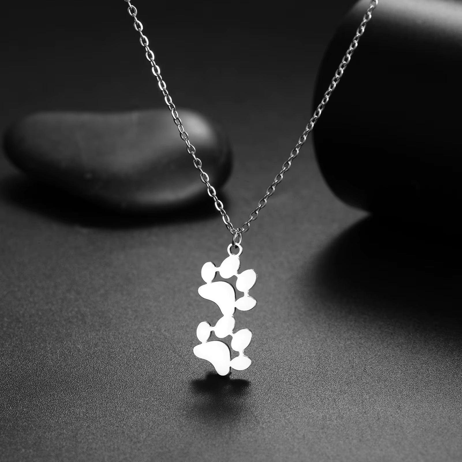 Zaluva | Min Pälsvän – Halsband med Tassavtryck