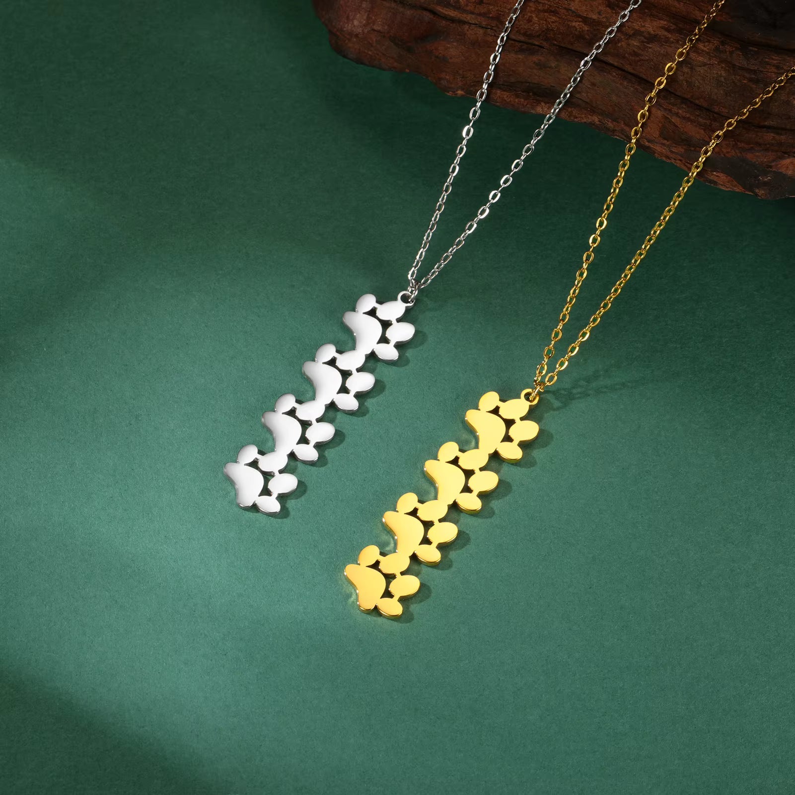 Zaluva | Min Pälsvän – Halsband med Tassavtryck