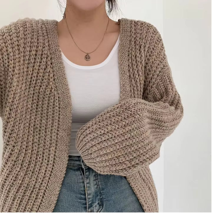Elinor™ – Oversized Stickad Kofta