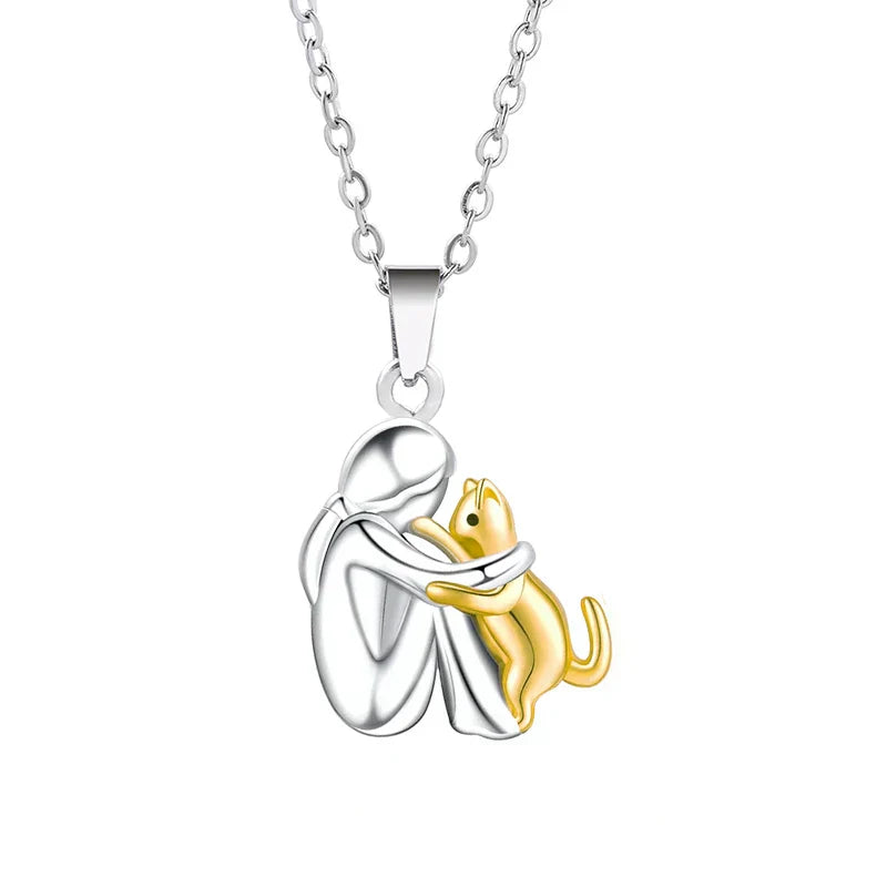 Zaluva™ | Halsband med kattanhängare