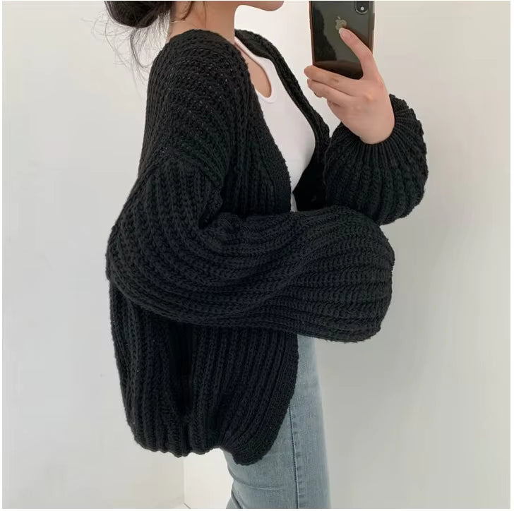 Elinor™ – Oversized Stickad Kofta