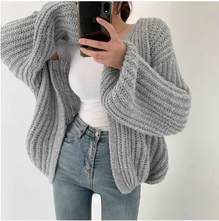 Elinor™ – Oversized Stickad Kofta