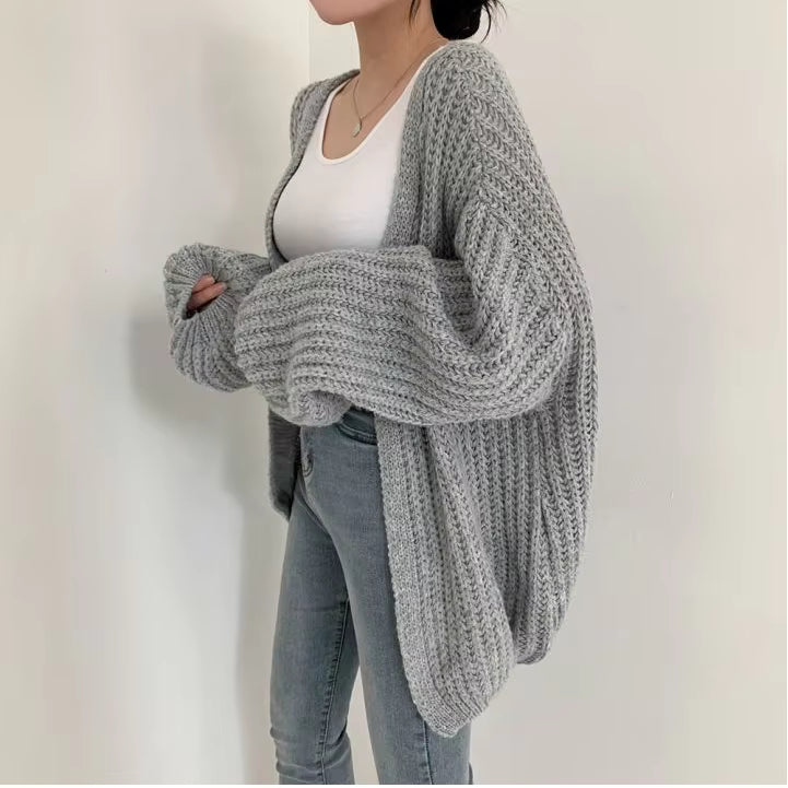 Elinor™ – Oversized Stickad Kofta