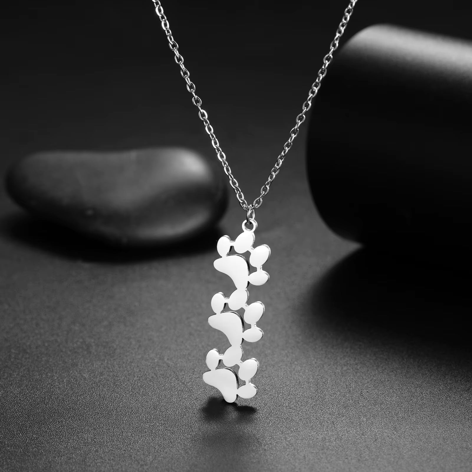 Zaluva | Min Pälsvän – Halsband med Tassavtryck