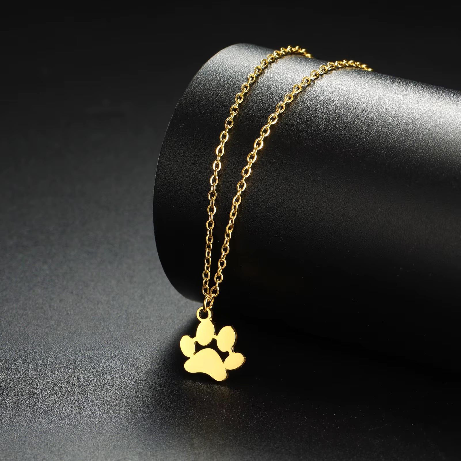 Zaluva | Min Pälsvän – Halsband med Tassavtryck
