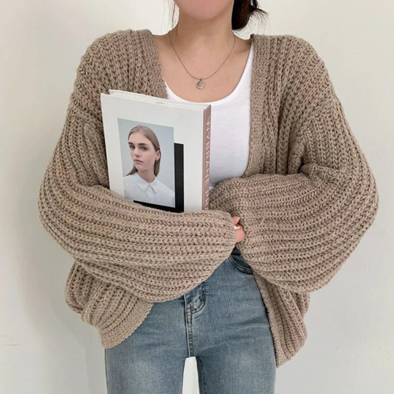 Elinor™ – Oversized Stickad Kofta