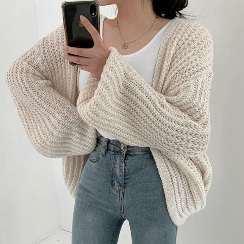 Elinor™ – Oversized Stickad Kofta
