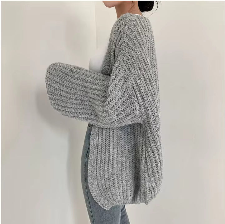 Elinor™ – Oversized Stickad Kofta