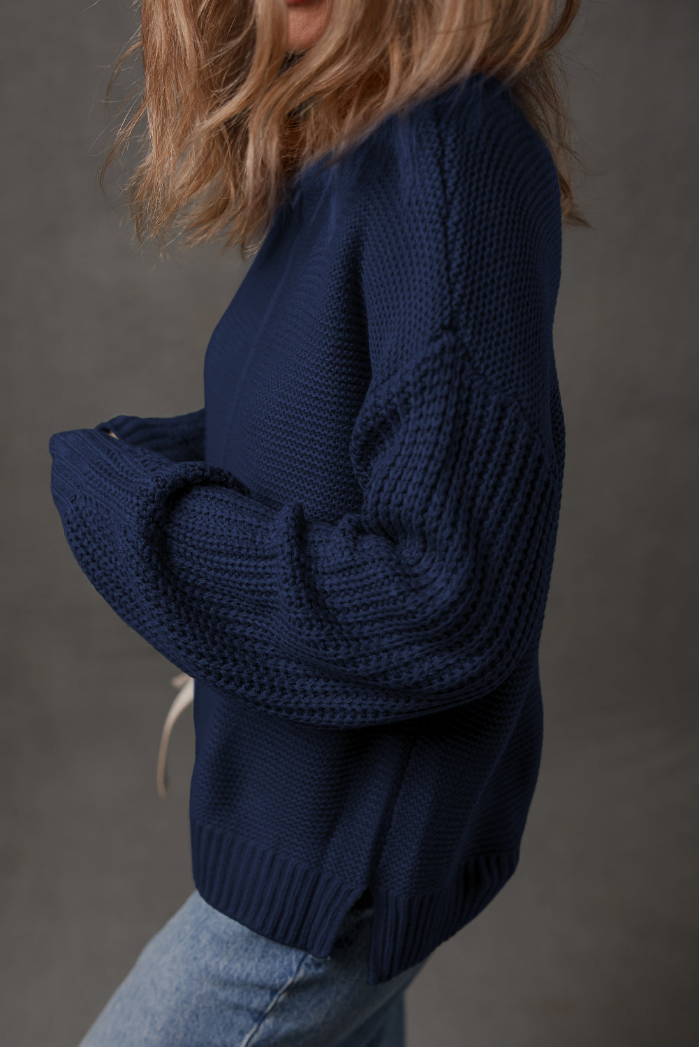 Zaluva™ | Röd Loose Fit Tröja