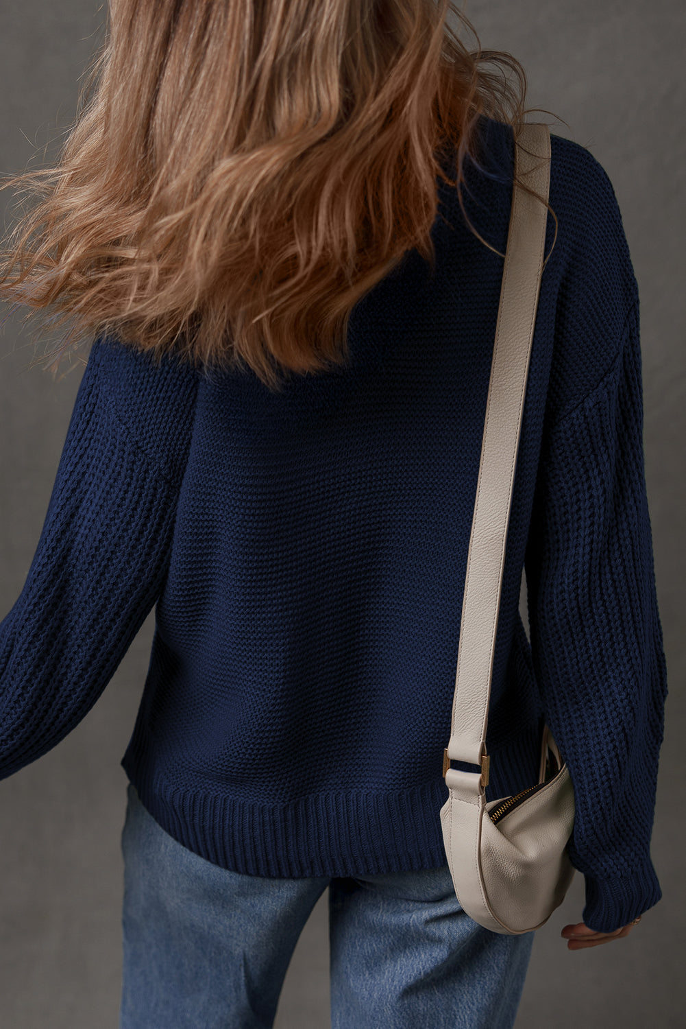 Zaluva™ | Röd Loose Fit Tröja