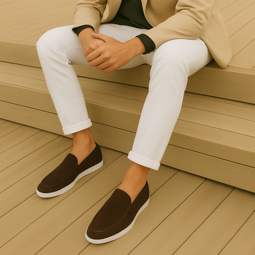 Givalli™ | Eleganta loafers i mocka