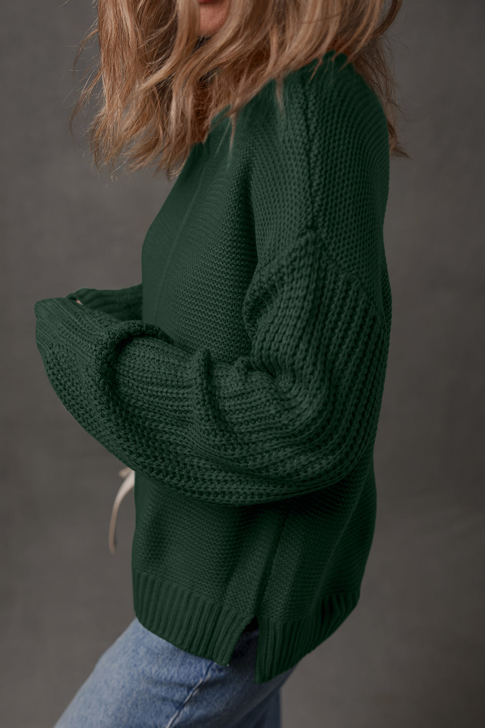 Zaluva™ | Röd Loose Fit Tröja