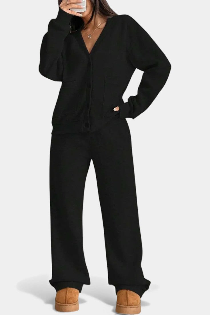Dalia™ | Cardigan & Trouser Set