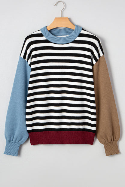 Ridge™ – Blocked Stripe Knit Sweater