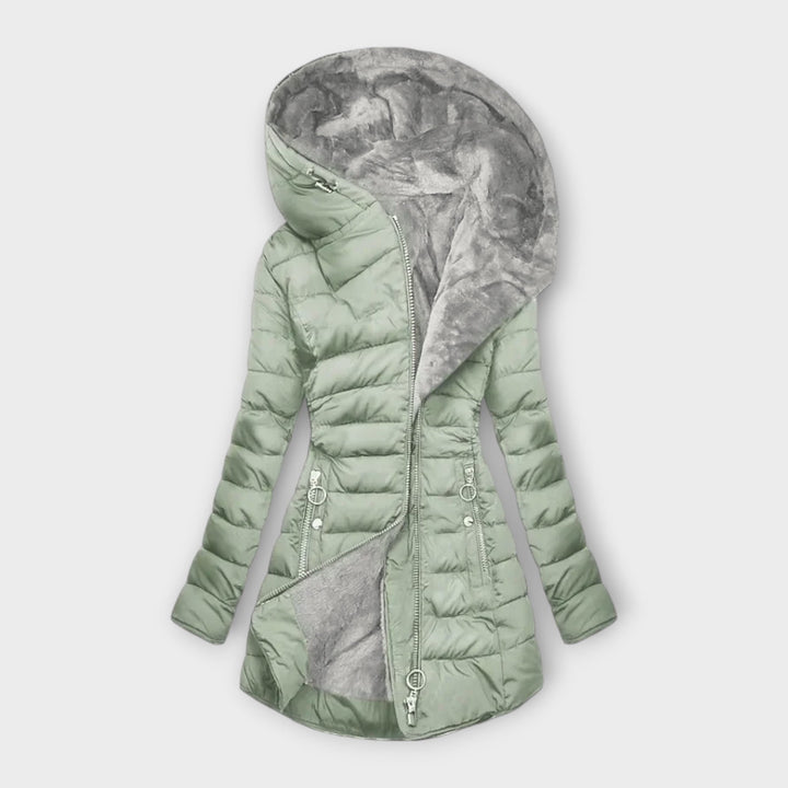 Aveline™ | Lyxig fuskpälsjacka