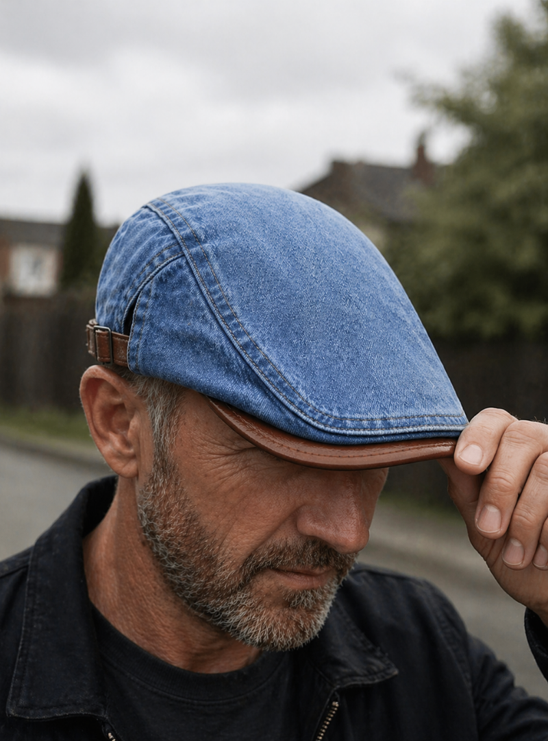 Dario™ | Cappellino in denim premium