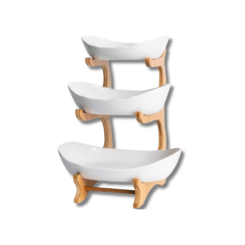 Modern flerlagrad fruktskål