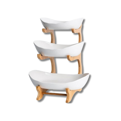 Modern flerlagrad fruktskål