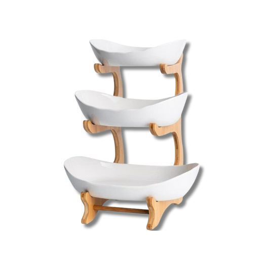 Modern flerlagrad fruktskål