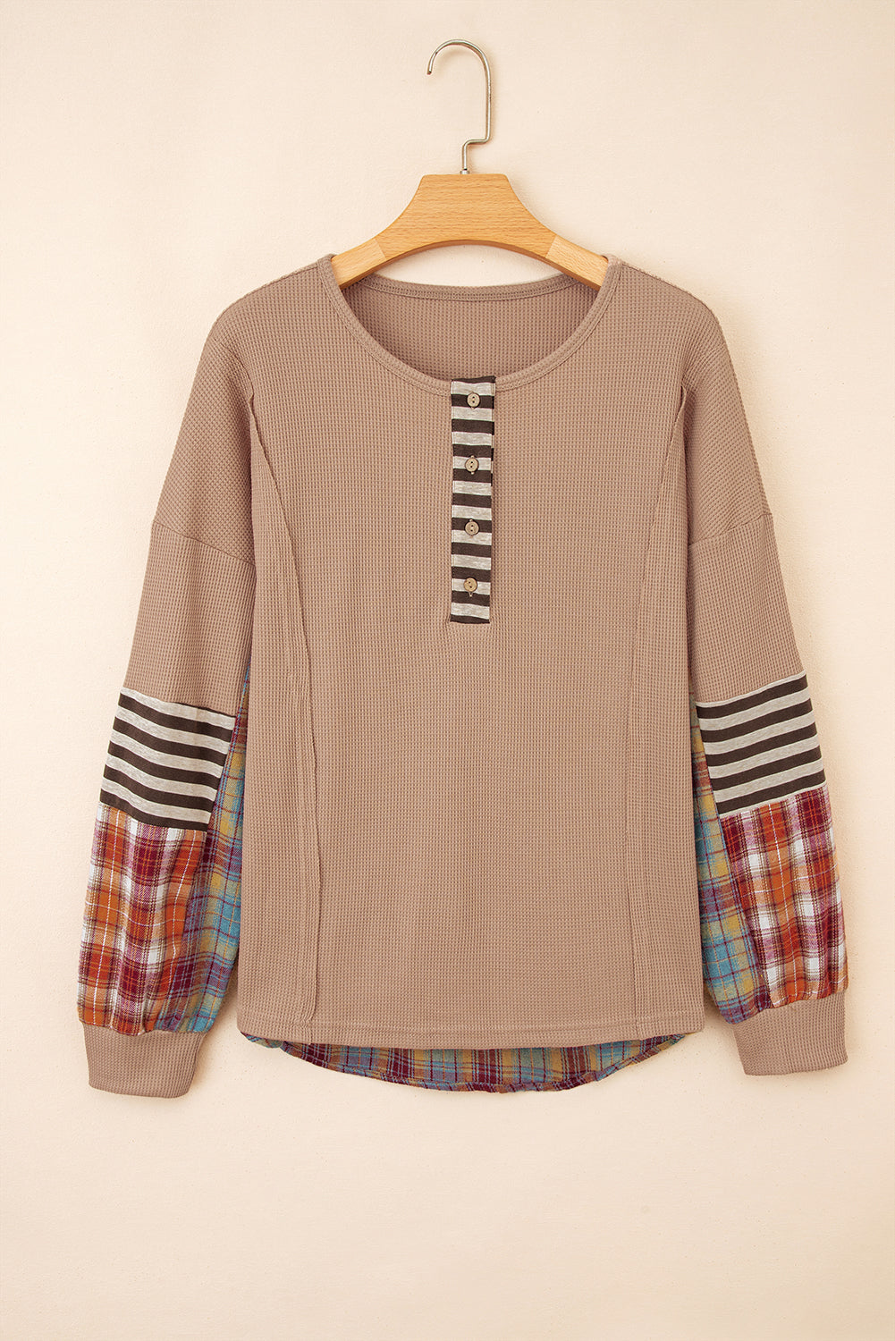 Harper™ – Patchwork Waffle Pullover