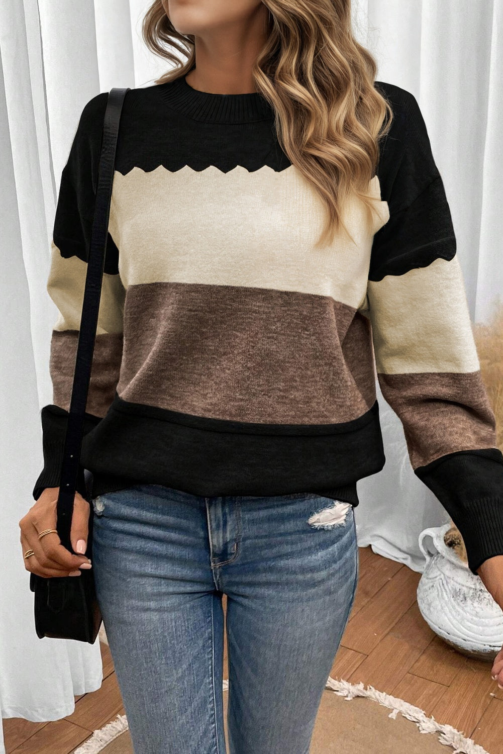 Zaluva™ | Colorblock Tröja