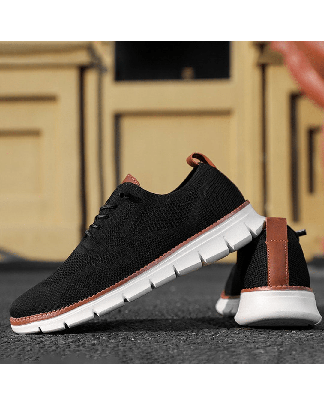 Lorenzo™ | Lätta sneakers i andningsbart mesh