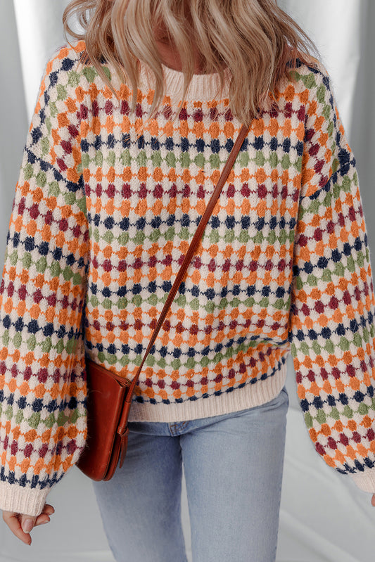 Willow™ – Dotty Striped Knit Sweater