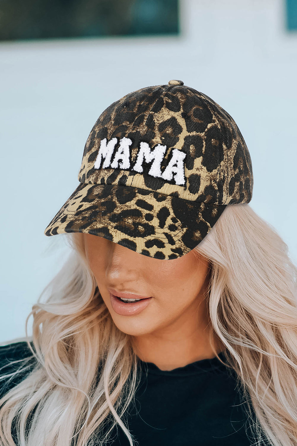 Mama Cap leopardmönster