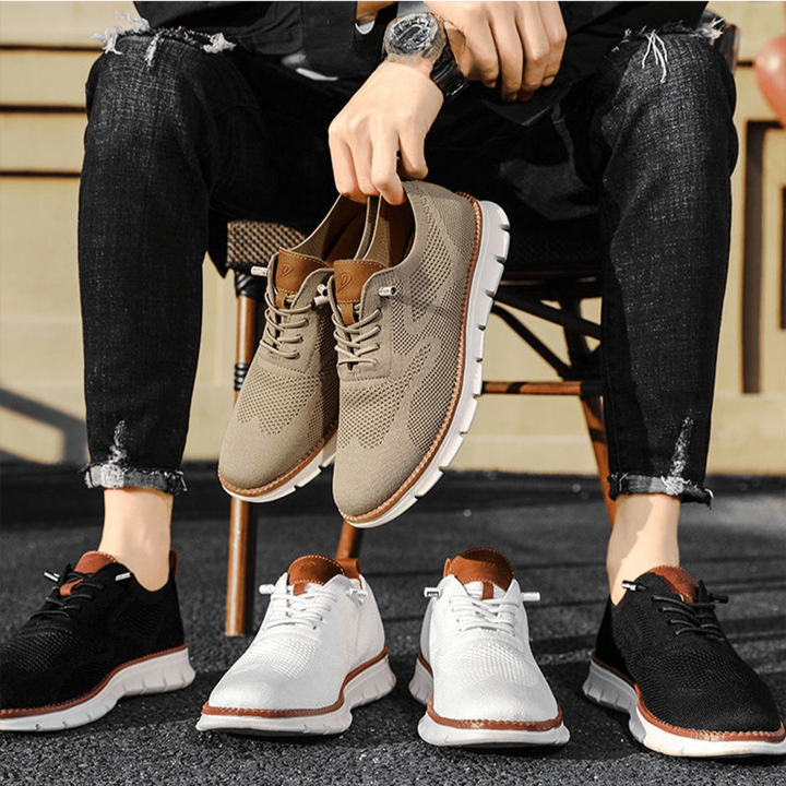 Lorenzo™ | Lätta sneakers i andningsbart mesh