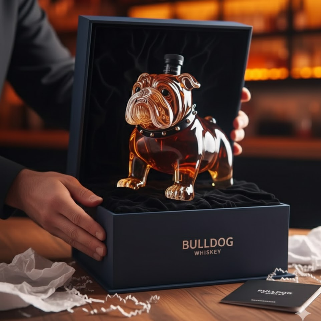 Bottiglia di design - Edizione Bulldog