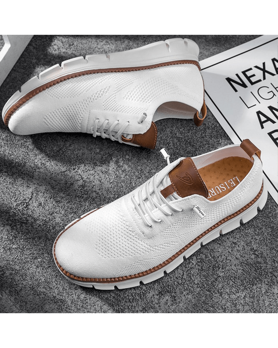 Lorenzo™ | Lätta sneakers i andningsbart mesh