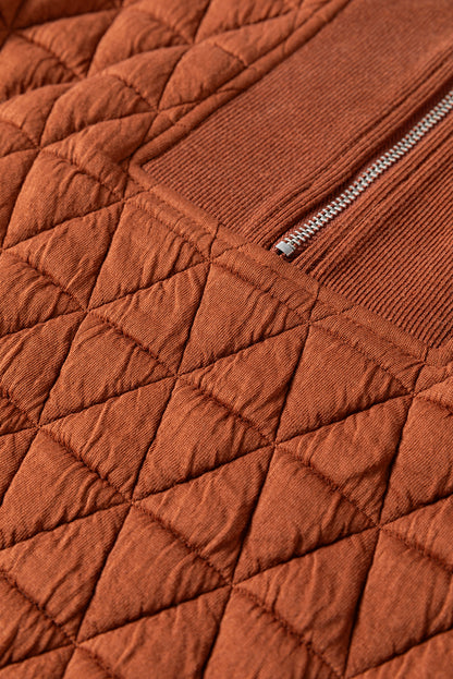 Sienna™ quilted half-zip sweatshirt