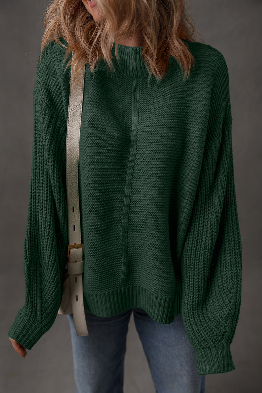 Zaluva™ | Röd Loose Fit Tröja