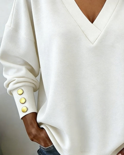 Liora™ V-neck long sleeve top