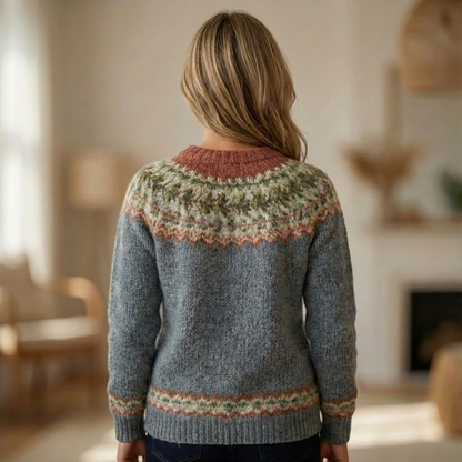 Eleanor™ | Heritage Nordic Knit Sweater
