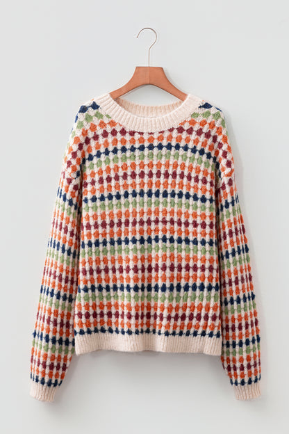 Willow™ – Dotty Striped Knit Sweater