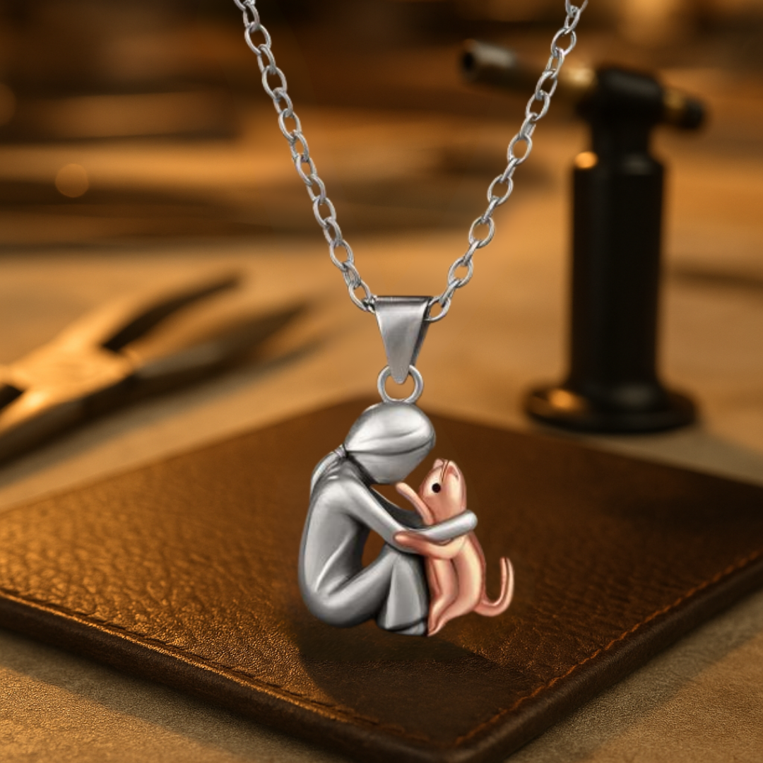 Zaluva™ | Halsband med kattanhängare