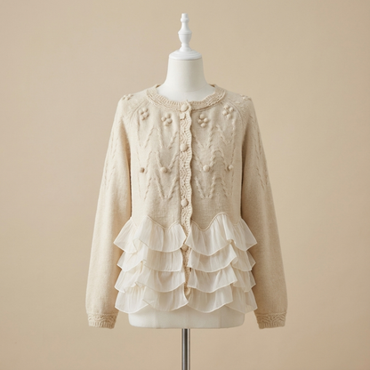 Natalie™ | Ruffle Cardigan