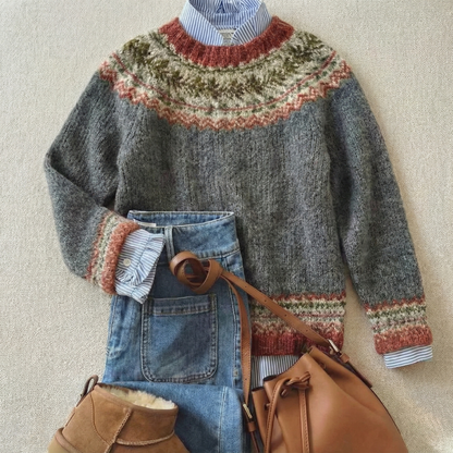 Eleanor™ | Heritage Nordic Knit Sweater
