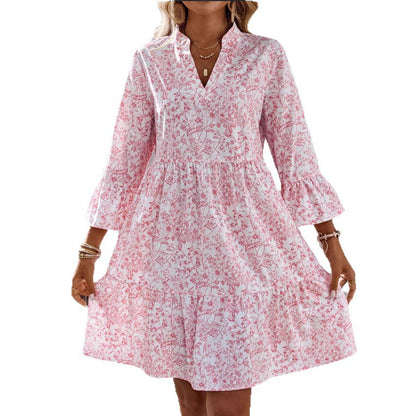 Daisy | Floral collar dress