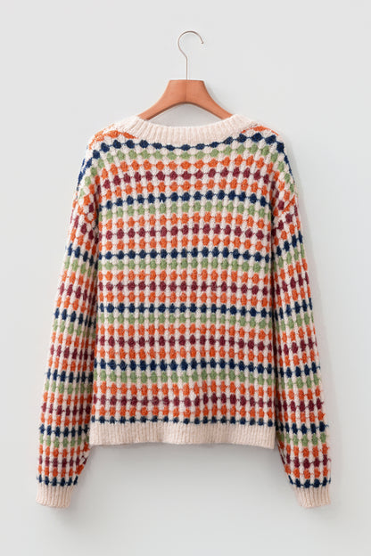 Willow™ – Dotty Striped Knit Sweater